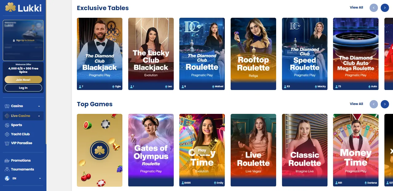 Live dealer rooms and what they cost to play at online casino Ireland